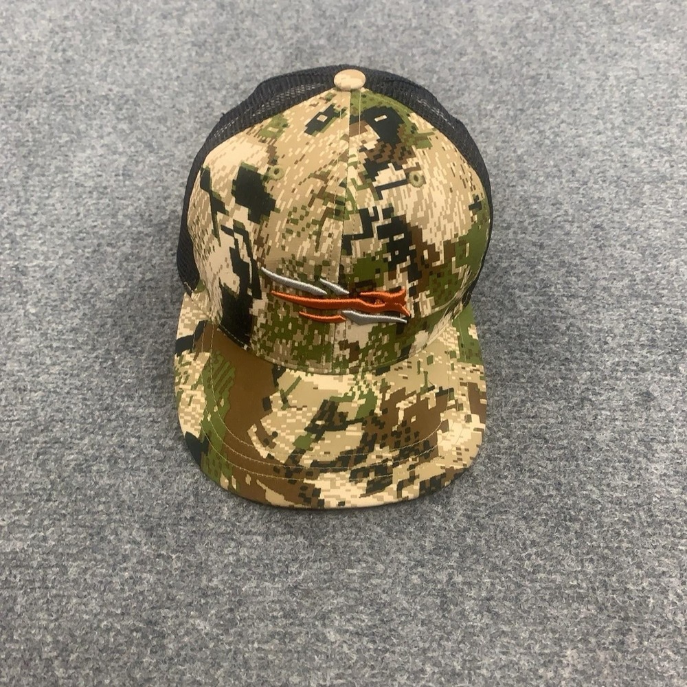 Sitka Hat Cap Snap Back One Size Subalpine Camo Mesh Hunting Outdoor Mens